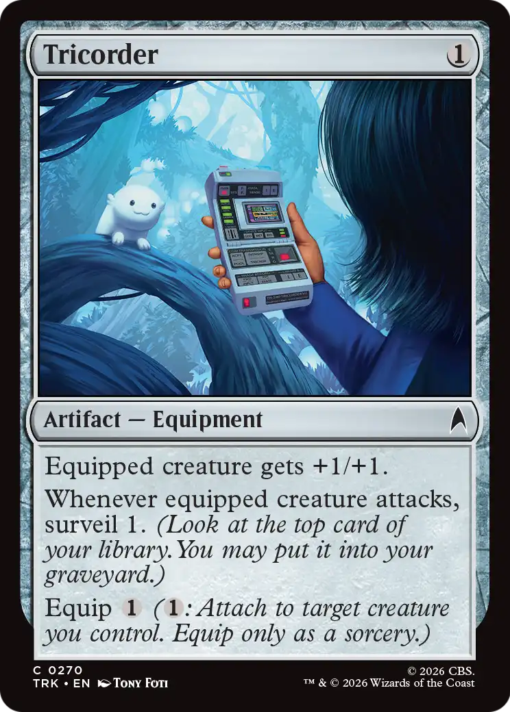 Tricorder - Common Artifact — Equipment card from Star Trek