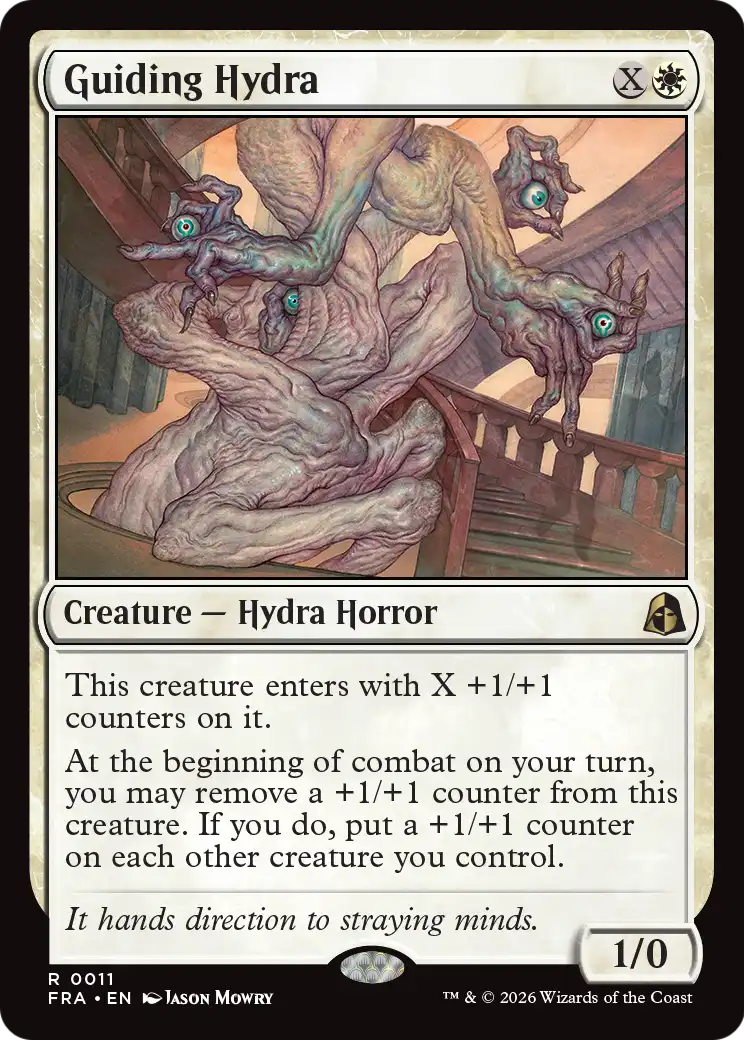 Guiding Hydra - Rare Creature — Hydra Horror card from Reality Fracture