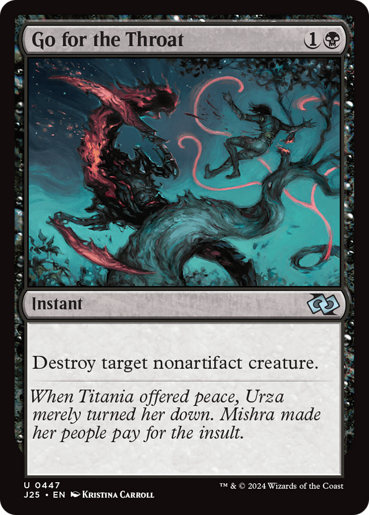Go for the Throat - Uncommon Instant card from Foundations Jumpstart