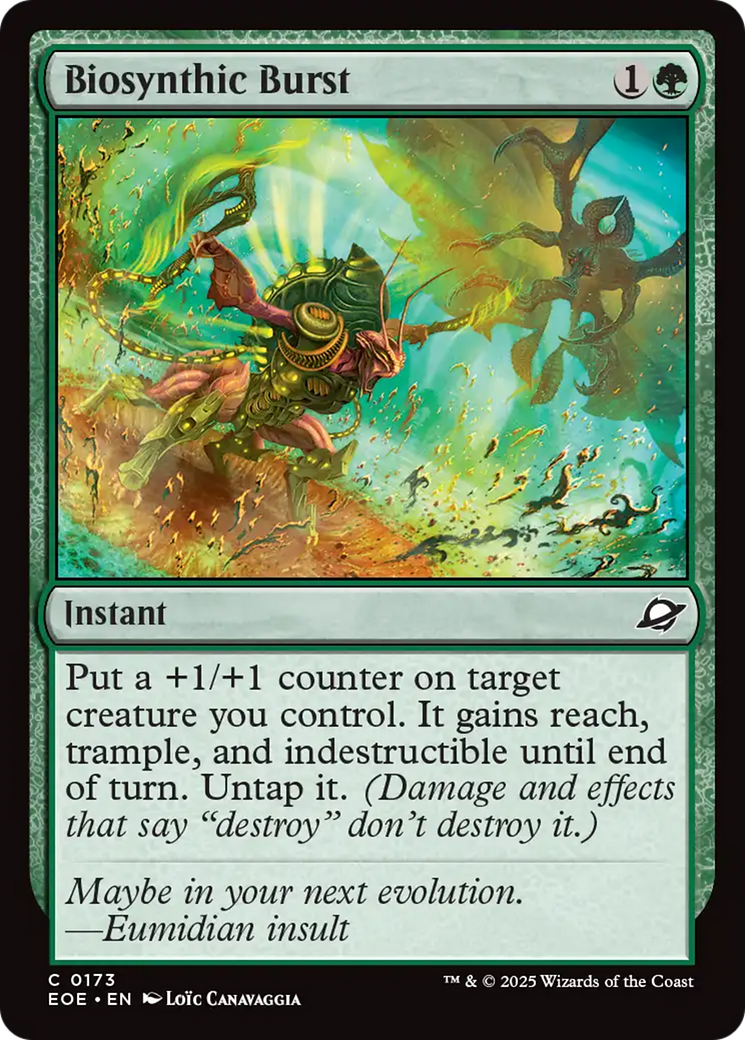 Biosynthic Burst - Common Instant card from Edge of Eternities