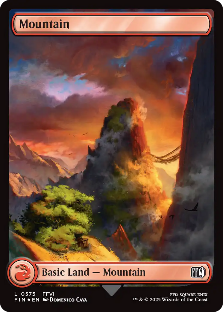 Mountain - Common Basic Land — Mountain card from Final Fantasy