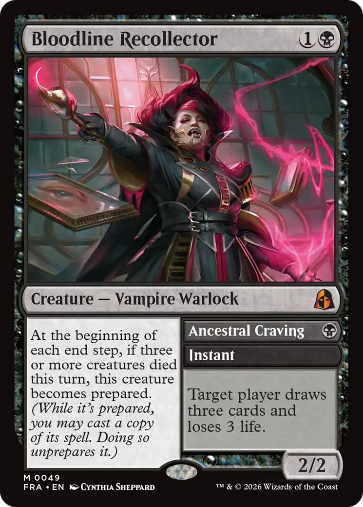 Bloodline Recollector // Ancestral Craving - Mythic Instant card from Reality Fracture