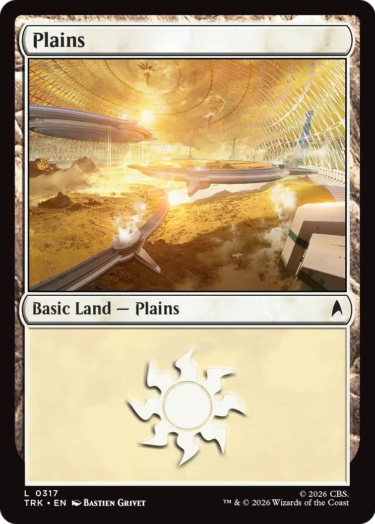 Plains - Common Basic Land — Plains card from Star Trek