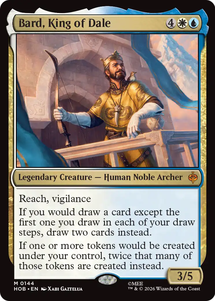 Bard, King of Dale - Mythic Legendary Creature — Human Noble Archer card from The Hobbit