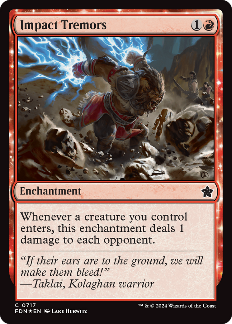 Image of card Impact Tremors