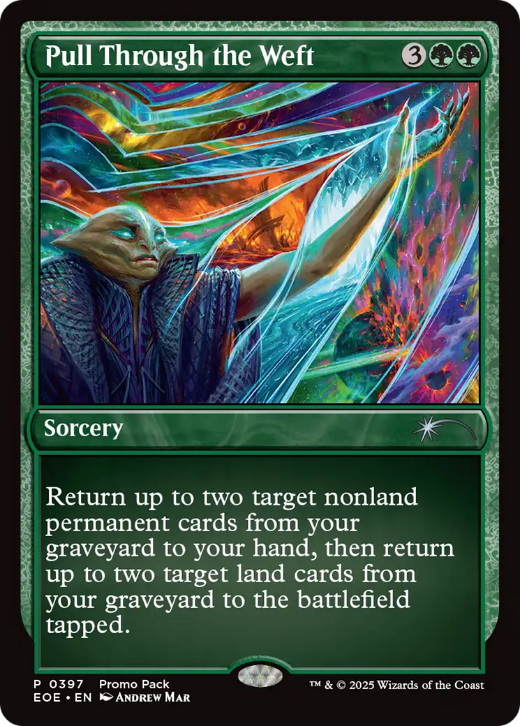 Pull Through the Weft - Uncommon Sorcery card from Edge of Eternities