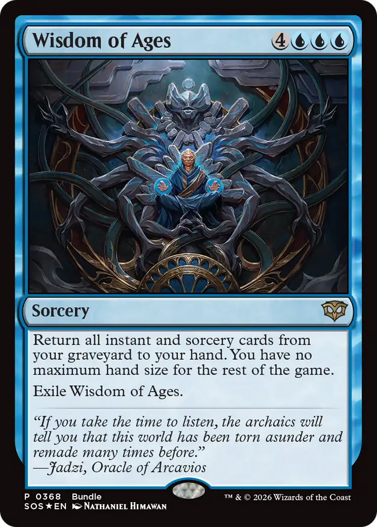 Wisdom of Ages - Rare Sorcery card from Secrets of Strixhaven