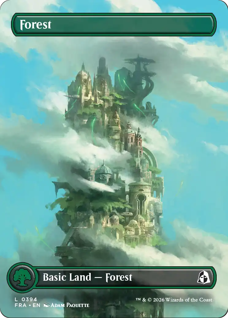 Forest - Common Basic Land — Forest card from Reality Fracture