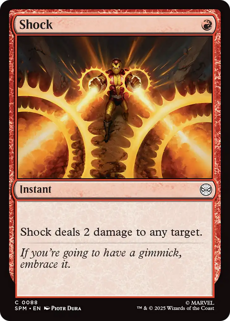 Shock - Common Instant card from Marvel's Spider-Man