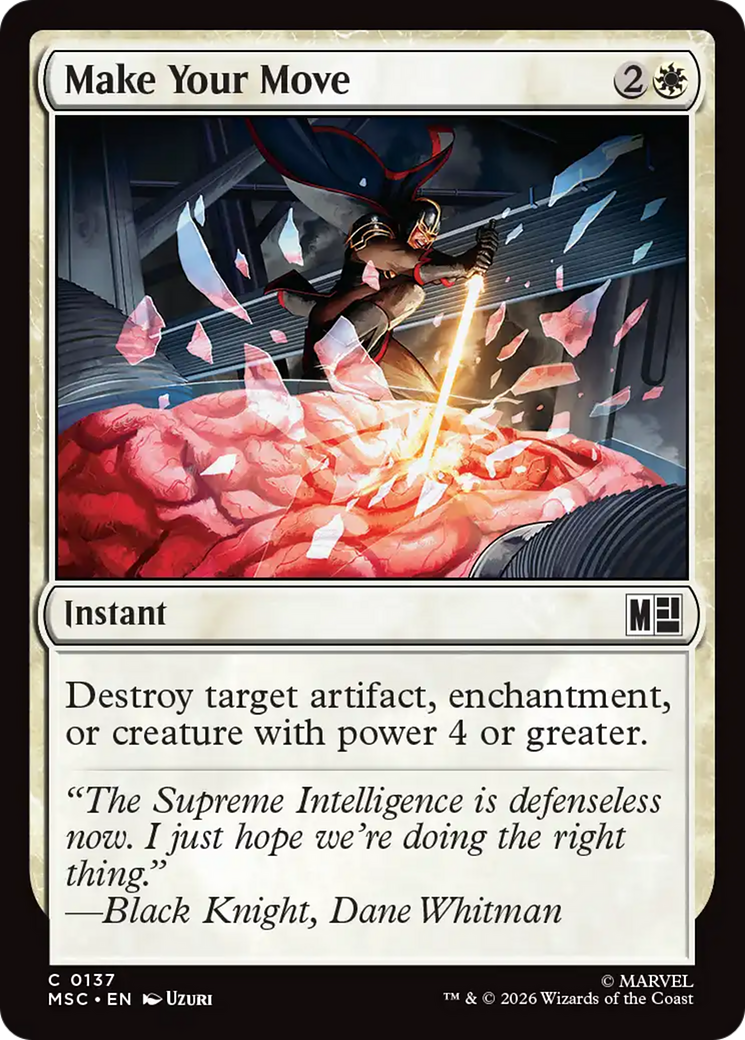 Make Your Move - Common Instant card from Marvel Super Heroes Commander