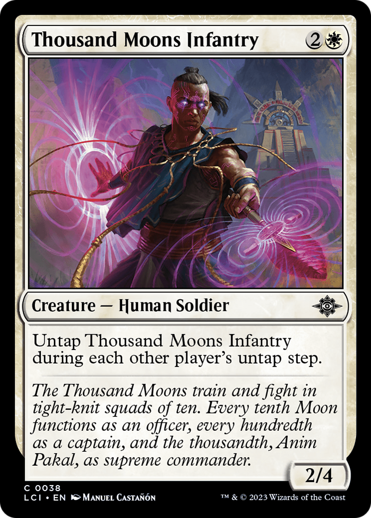 Image of card Thousand Moons Infantry