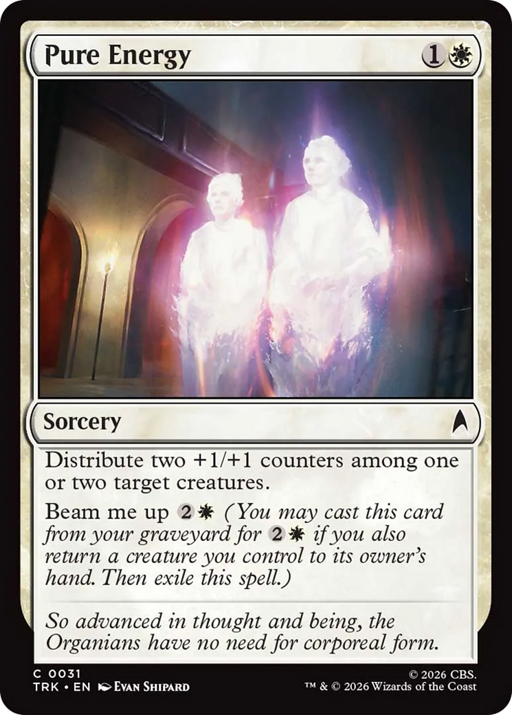 Pure Energy - Common Sorcery card from Star Trek