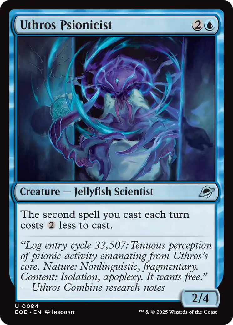 Uthros Psionicist - Uncommon Creature — Jellyfish Scientist card from Edge of Eternities