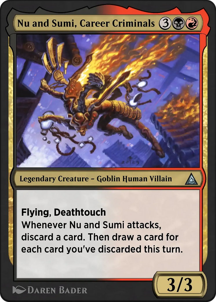 Green Goblin, Revenant - Uncommon Legendary Creature — Goblin Human Villain card from Through the Omenpaths