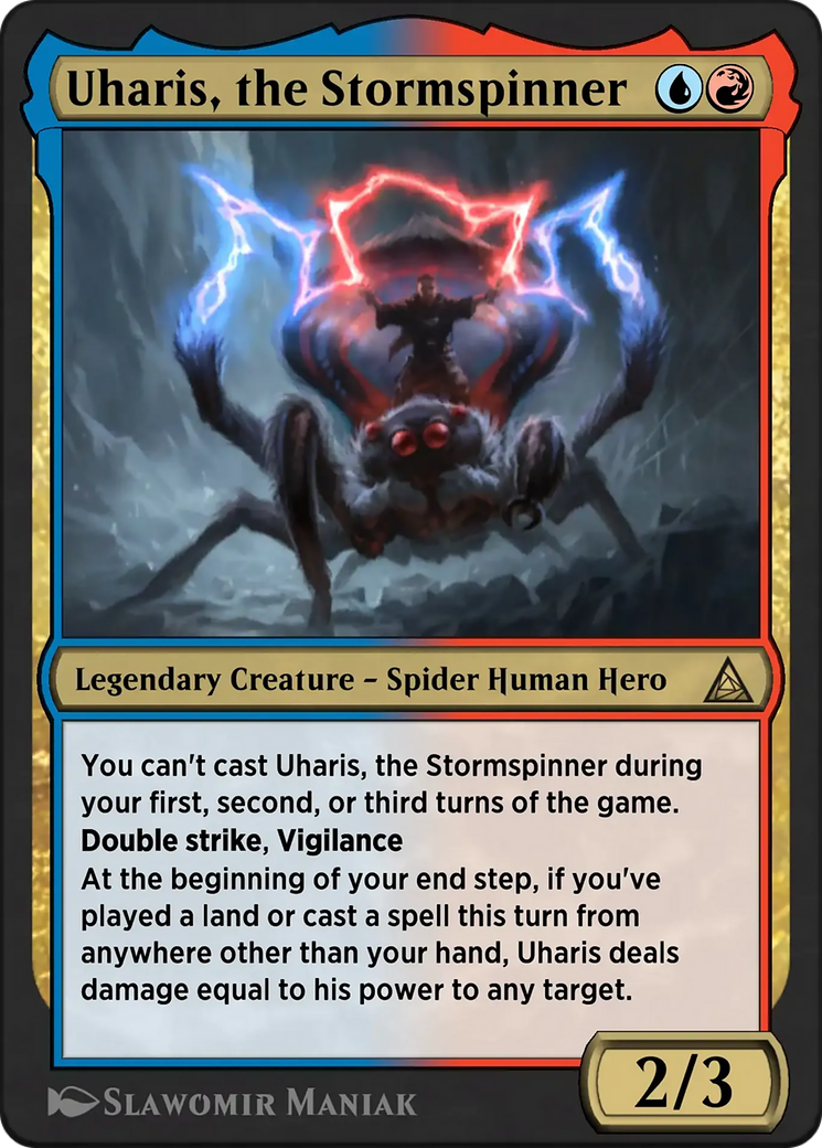 Spider-Man 2099 - Rare Legendary Creature — Spider Human Hero card from Through the Omenpaths