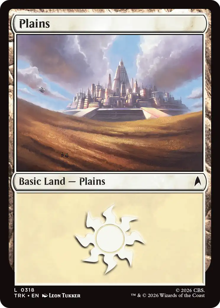 Plains - Common Basic Land — Plains card from Star Trek