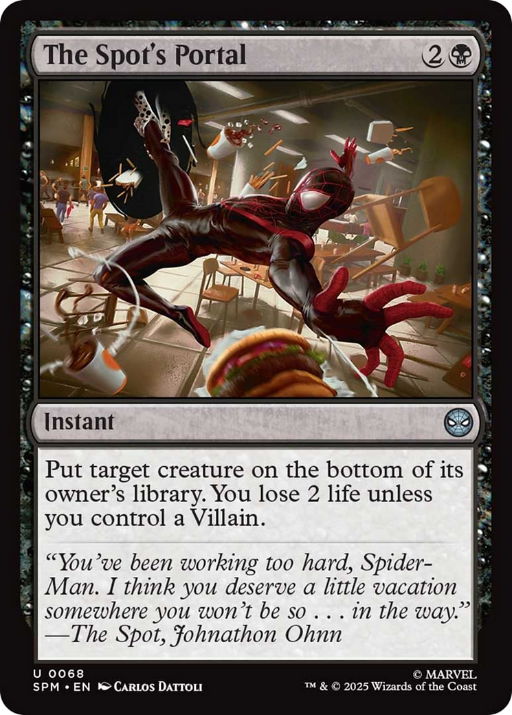 The Spot's Portal - Uncommon Instant card from Marvel's Spider-Man