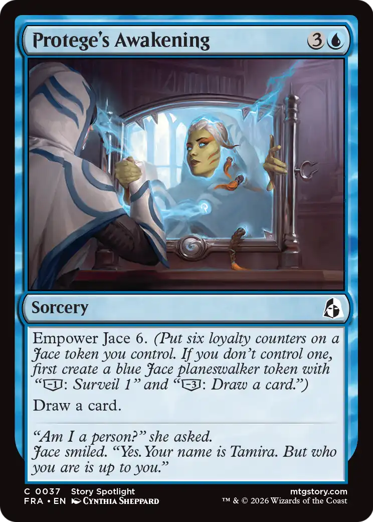 Protege's Awakening - Common Sorcery card from Reality Fracture