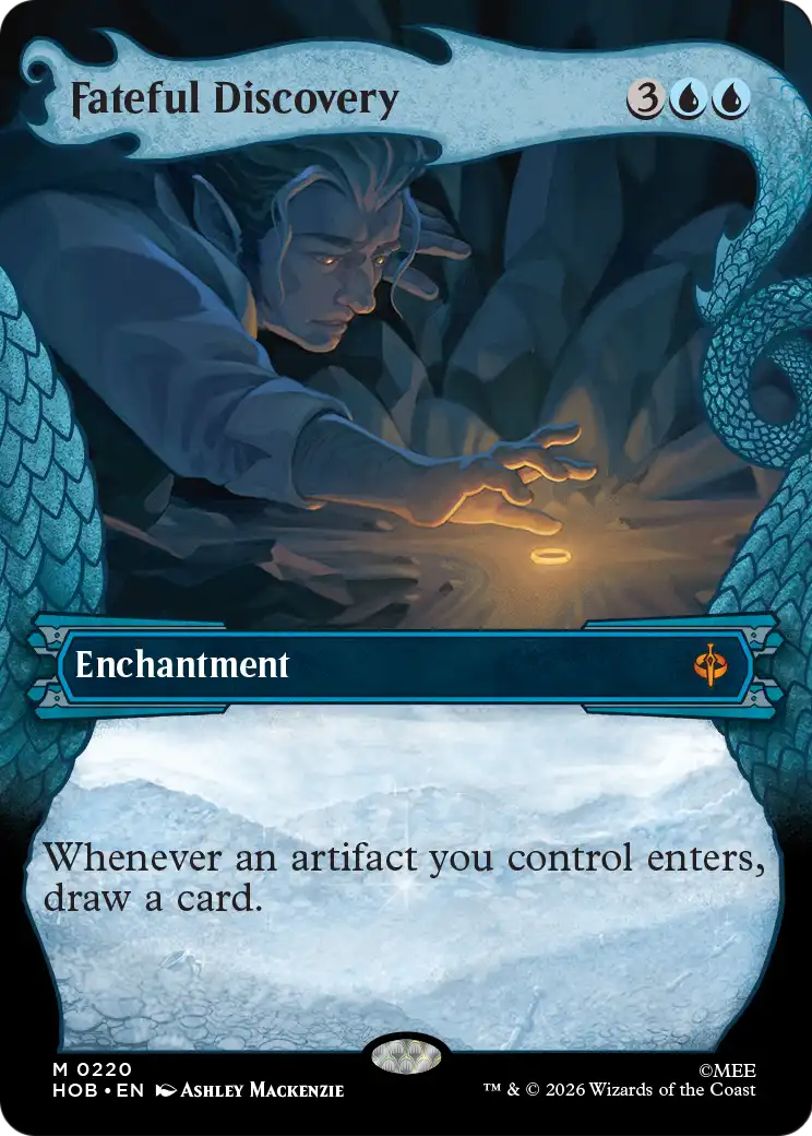 Fateful Discovery - Mythic Enchantment card from The Hobbit