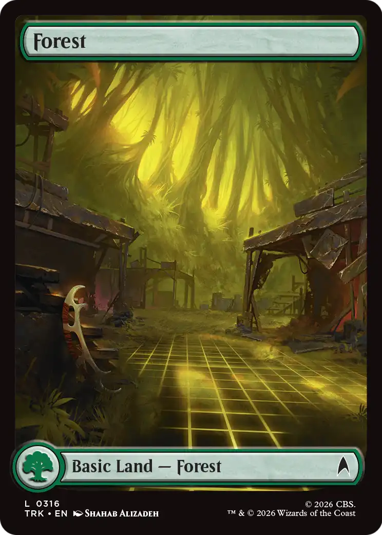 Forest - Common Basic Land — Forest card from Star Trek