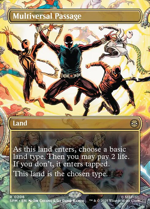 Multiversal Passage - Rare card from Marvel's Spider-Man