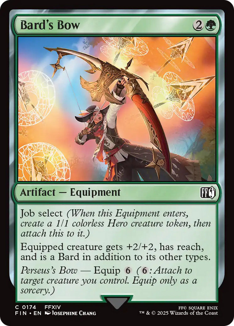 Bard's Bow - Common Artifact — Equipment card from Final Fantasy