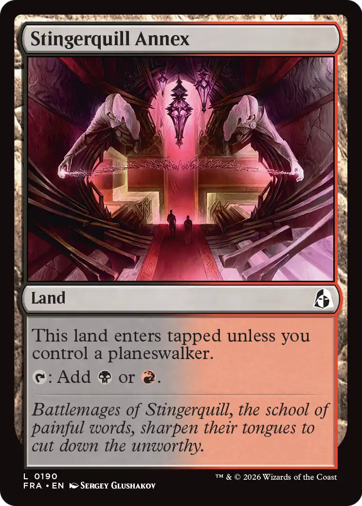 Stingerquill Annex - Common Land card from Reality Fracture