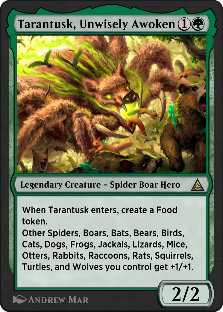 Spider-Ham, Peter Porker - Rare Legendary Creature — Spider Boar Hero card from Through the Omenpaths