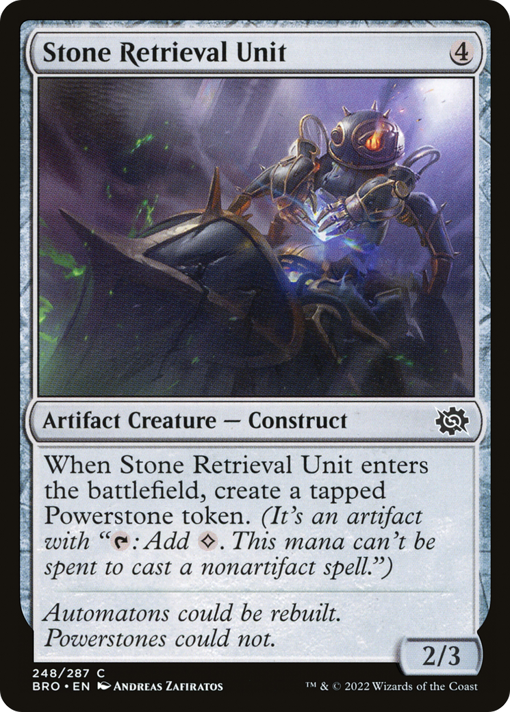 Image of card Stone Retrieval Unit