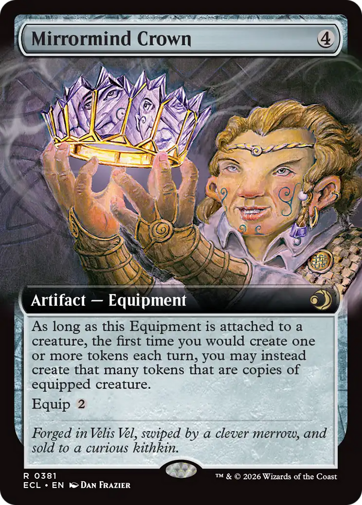 Mirrormind Crown - Rare Artifact — Equipment card from Lorwyn Eclipsed