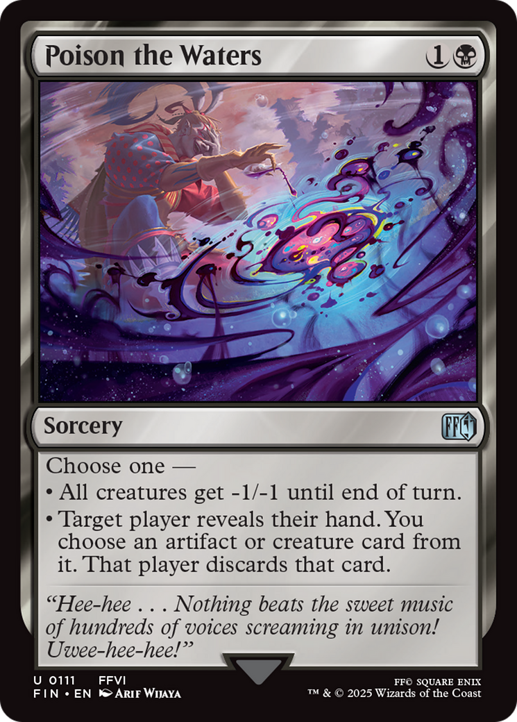 Poison the Waters - Uncommon Sorcery card from Final Fantasy