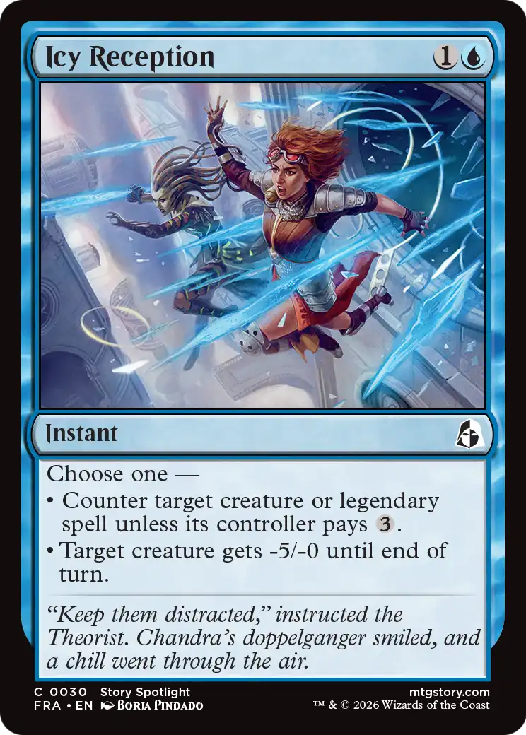 Icy Reception - Common Instant card from Reality Fracture
