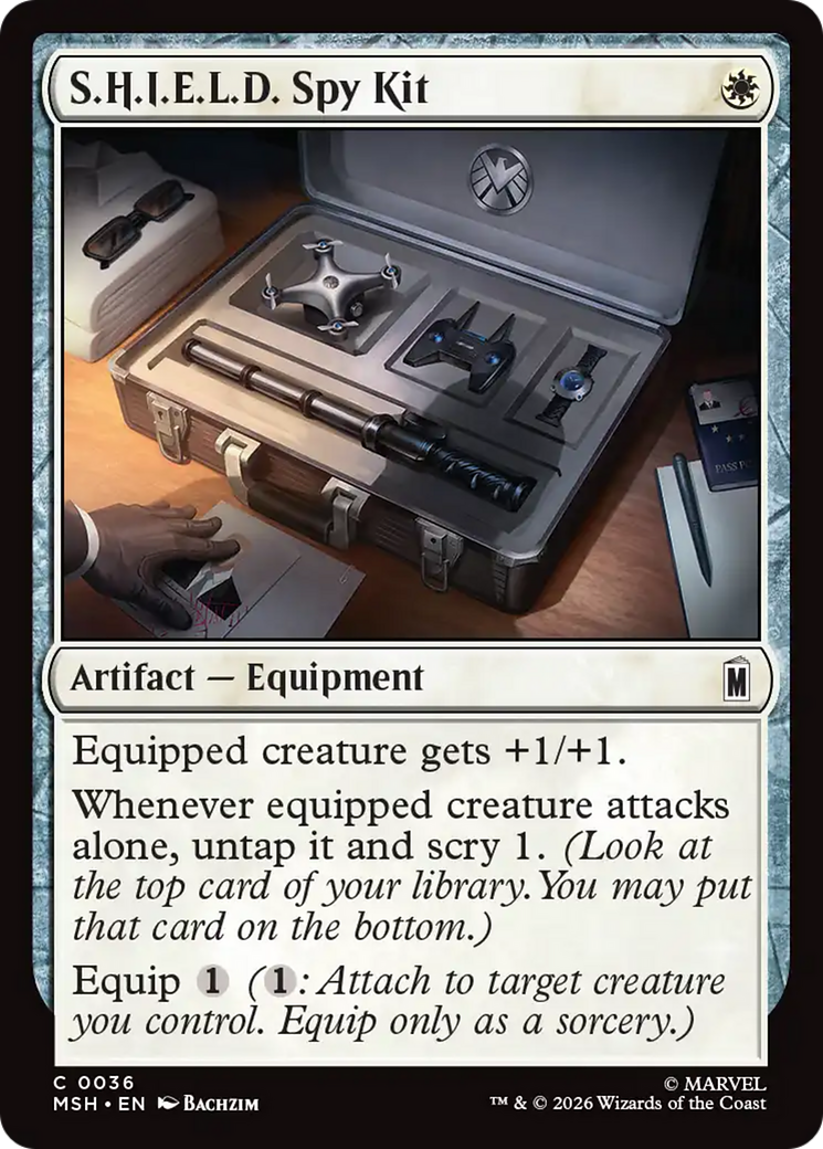 S.H.I.E.L.D. Spy Kit - Common Artifact — Equipment card from Marvel Super Heroes