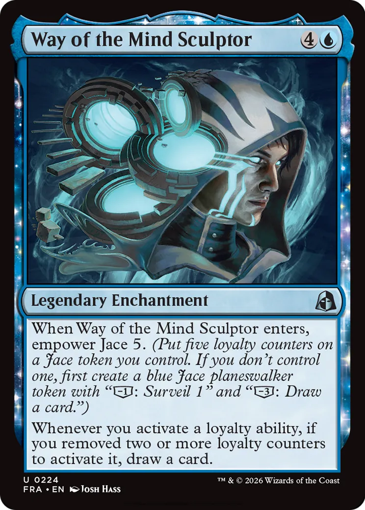 Way of the Mind Sculptor - Uncommon Legendary Enchantment card from Reality Fracture
