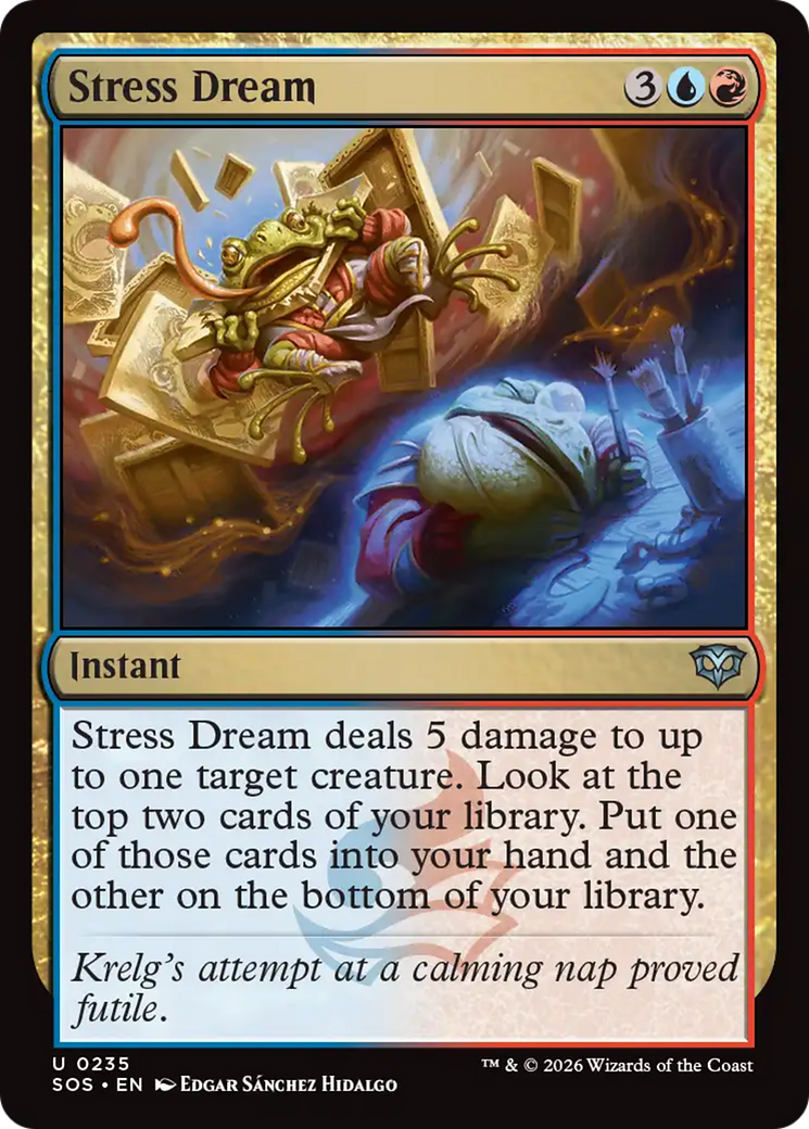 Stress Dream - Uncommon Instant card from Secrets of Strixhaven