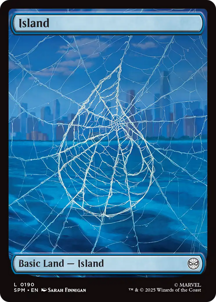 Island - Common Basic Land — Island card from Marvel's Spider-Man