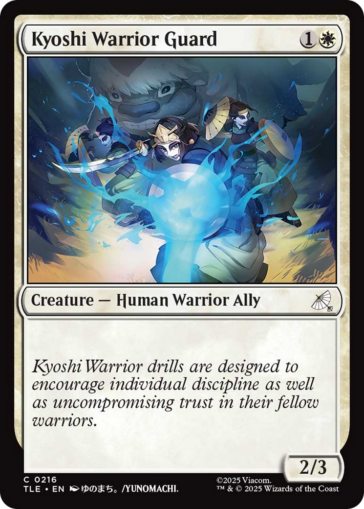 Kyoshi Warrior Guard - Common Creature — Human Warrior Ally card from Avatar: The Last Airbender Eternal