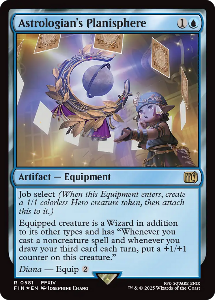 Astrologian's Planisphere - Rare Artifact — Equipment card from Final Fantasy