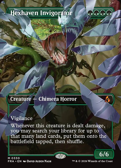 Hexhaven Invigorator - Mythic rare card from Reality Fracture