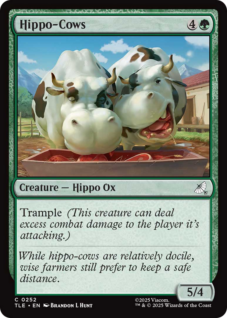 Hippo-Cows - Common Creature — Hippo Ox card from Avatar: The Last Airbender Eternal