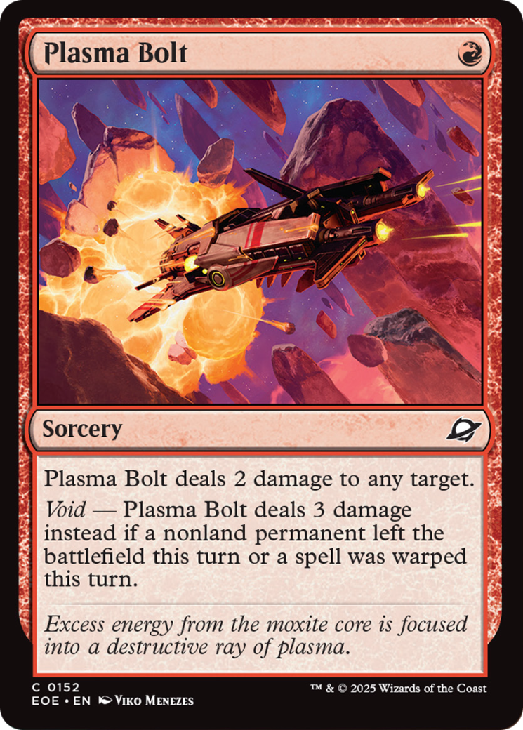 Plasma Bolt - Common Sorcery card from Edge of Eternities