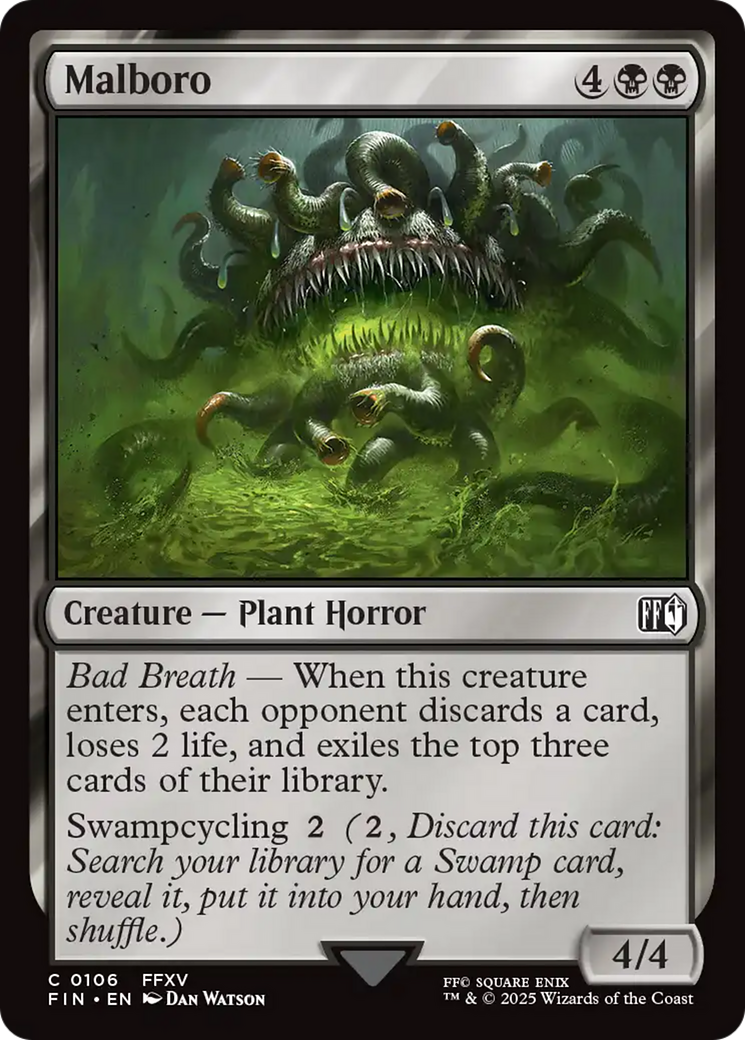 Malboro - Common Creature — Plant Horror card from Final Fantasy