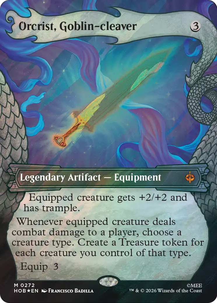 Orcrist, Goblin-cleaver - Mythic Legendary Artifact — Equipment card from The Hobbit