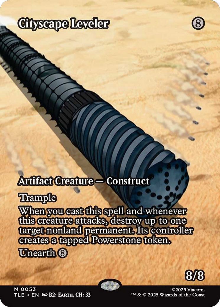 Cityscape Leveler - Mythic Artifact Creature — Construct card from Avatar: The Last Airbender Eternal