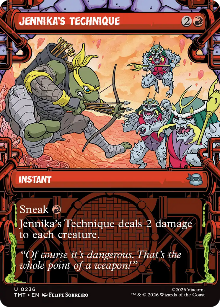 Jennika's Technique - Uncommon Instant card from Teenage Mutant Ninja Turtles