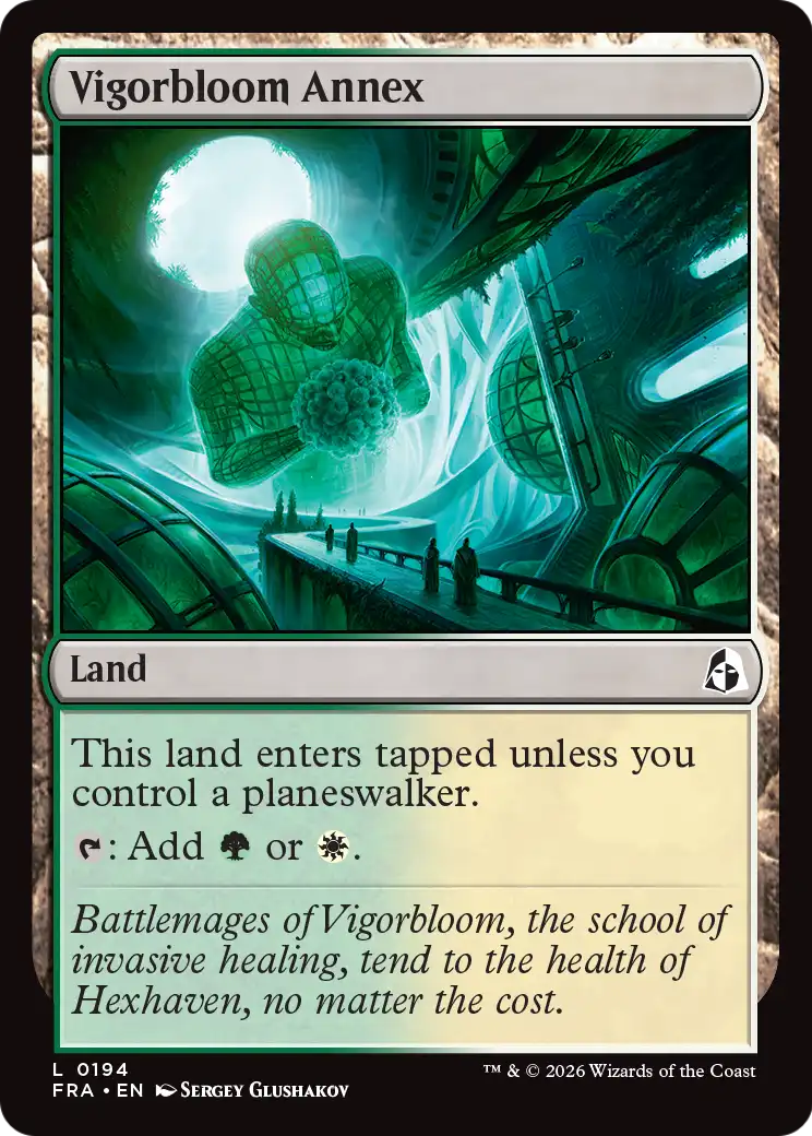 Vigorbloom Annex - Common Land card from Reality Fracture