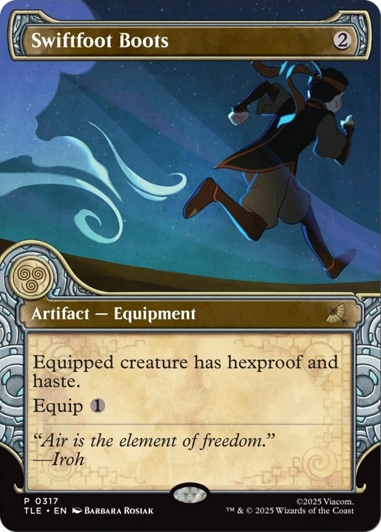 Swiftfoot Boots - Rare Artifact — Equipment card from Avatar: The Last Airbender Eternal