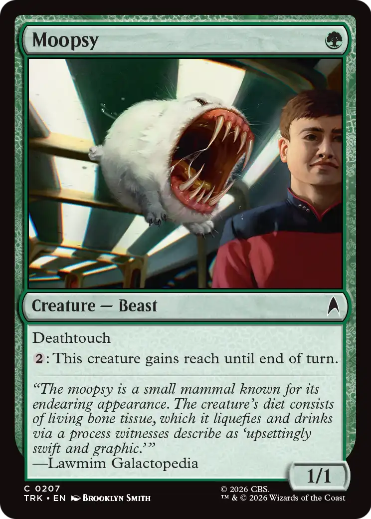 Moopsy - Common Creature — Beast card from Star Trek