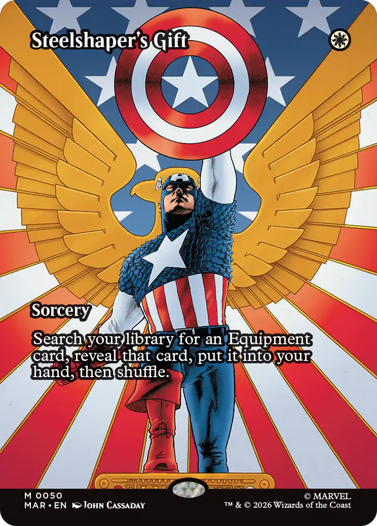 Steelshaper's Gift - Mythic Sorcery card from Marvel Universe