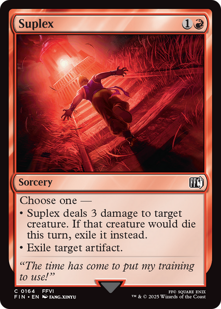 Suplex - Common Sorcery card from Final Fantasy